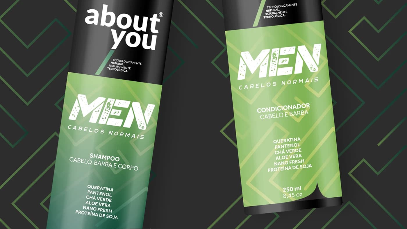 About You Lab — MEN Cabelos Normais Packaging