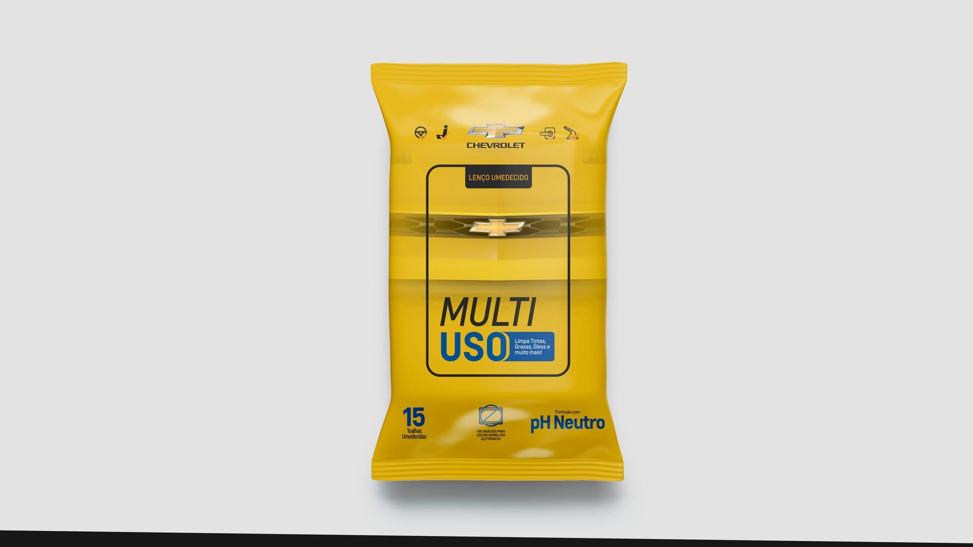 Chevrolet Car Wipes — Multiuso Packaging