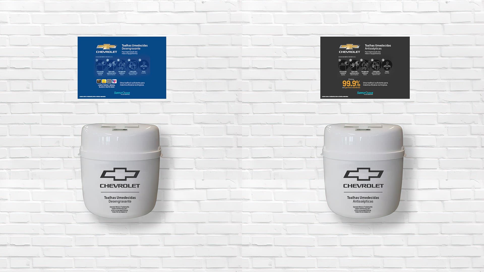 Chevrolet Car Wipes — Dispenser Mockup Alt