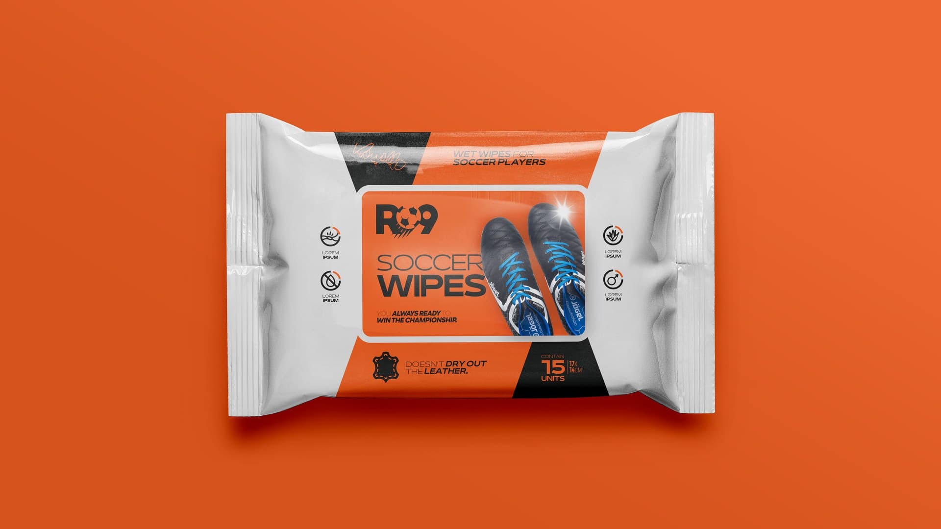 R9 Wipes — Soccer Wipes White