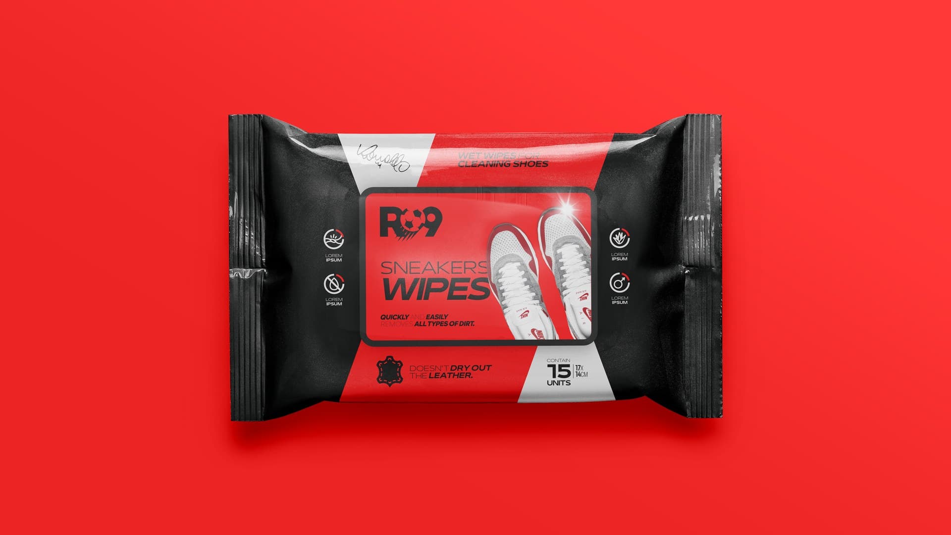 R9 Wipes — Sneakers Wipes Black